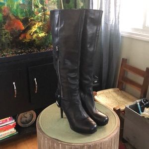 Nine West tall 4 Inch heel boots